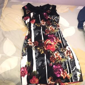 Floral print dress